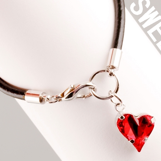 Swarovski Heart Bracelet